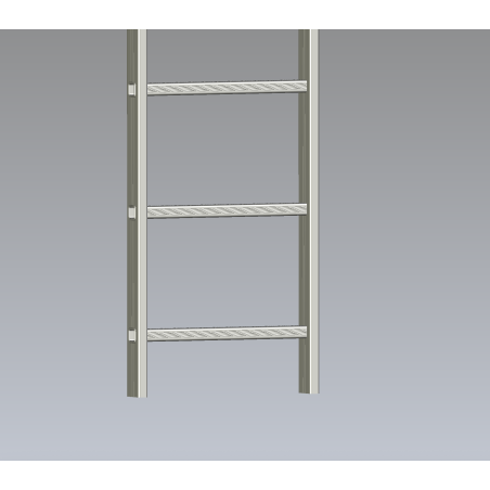 Echelle crinoline long 2240mm - Expédition et devis en moins 48h