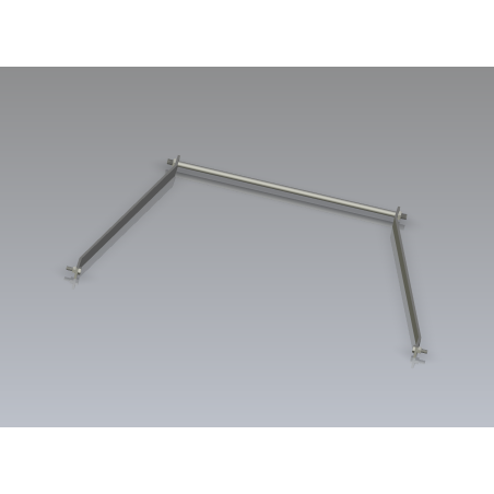 Echelle à crinoline 9000mm BARDAGE avec la sortie large 770mm NF E85-016